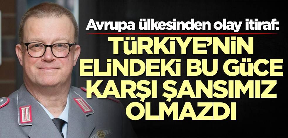 Avrupa ülkesinden olay SİHA itirafı