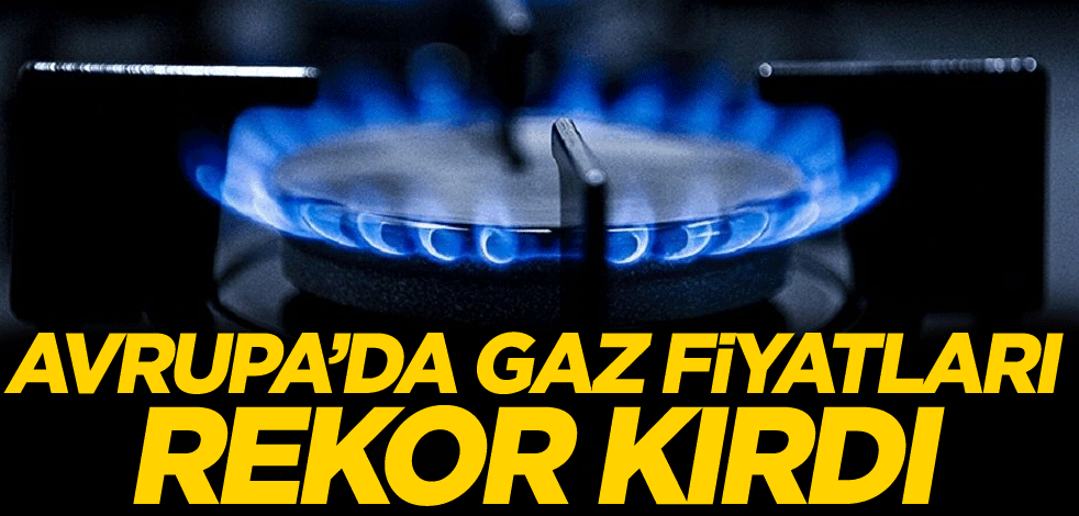 Avrupa'da doğal gaz fiyatları rekor kırdı!