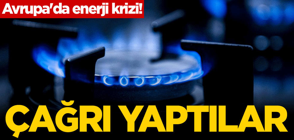 Avrupa'da enerji krizi! Çağrı yaptılar