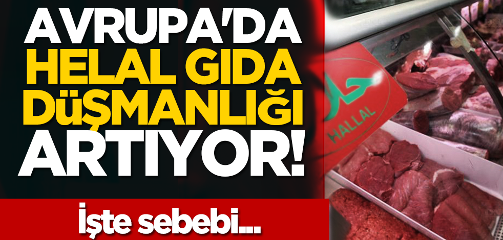 Avrupa'da helal gıda düşmanlığı artıyor! İşte sebebi...