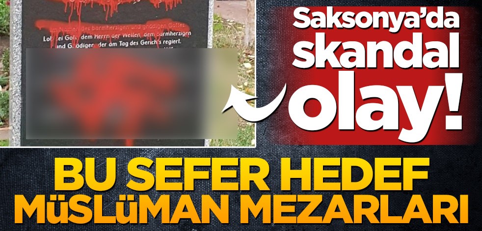 Avrupa’da skandal olay! Bu sefer hedef Müslüman mezarları