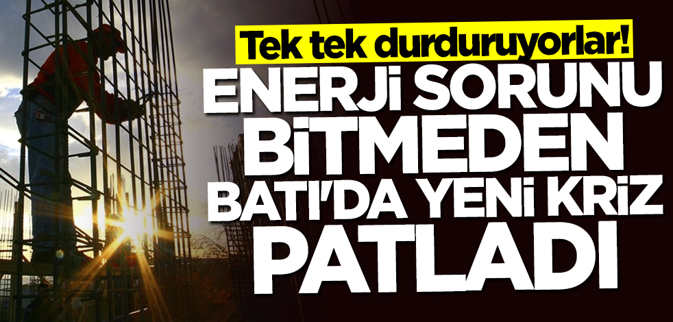 Avrupa'da yeni kriz patladı! Projeleri tek tek durduruyorlar