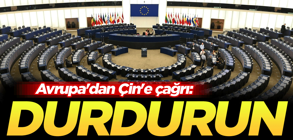 Avrupa'dan Çin'e çağrı: Durdurun