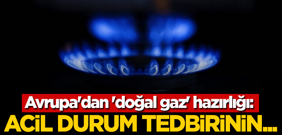 Avrupa'dan 'doğal gaz' hazırlığı: Acil durum tedbirinin...