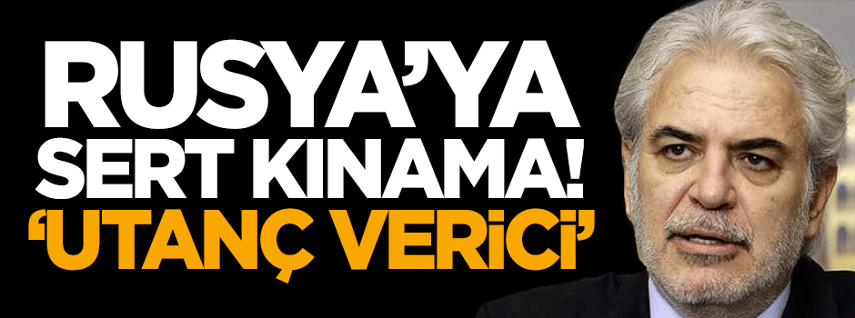 Avrupa'dan Rusya'ya sert kınama