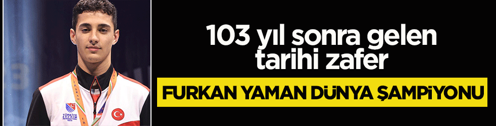 Avrupa'dan sonra Dünya şampiyonluğu: Milli eskrimci Yaman'dan altın madalya