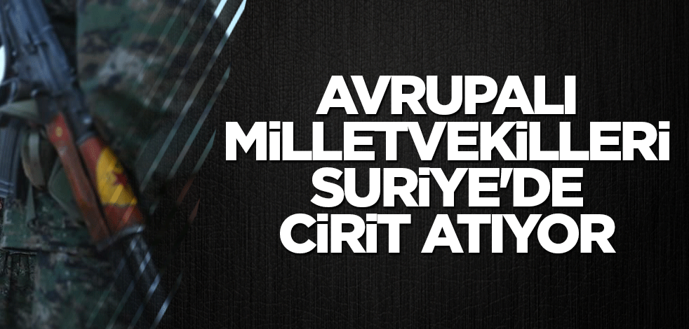 Avrupalı milletvekilleri Suriye'de cirit atıyor