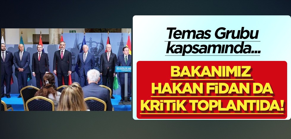 Temas Grubu kapsamında Avrupalı ve Arap dışişleri bakanları Madrid'de toplandı: İki devletli çözüm çağrısı