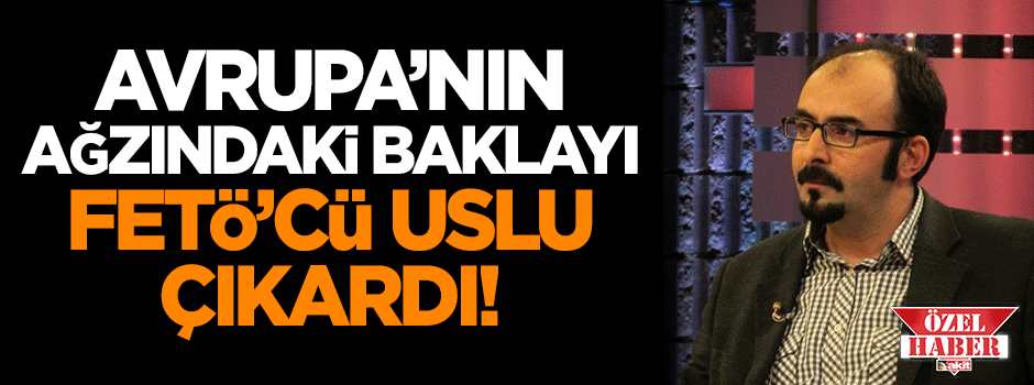 Avrupa'nın ağzındaki baklayı FETÖ'cü Uslu çıkardı!