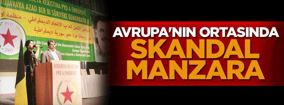 Avrupa'nın ortasında skandal manzara