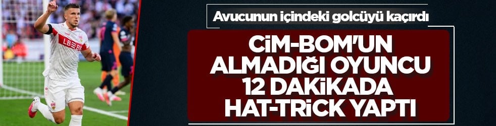 Avucunun içindeki golcüyü kaçırdı! Cim-Bom'un almadığı oyuncu 12 dakikada hat-trick yaptı