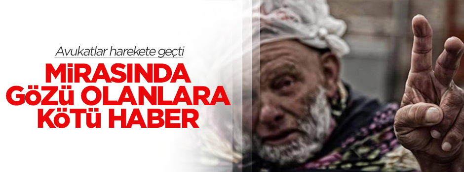 Avukatlar: Poşetli Dede'nin parası devlette kalsın