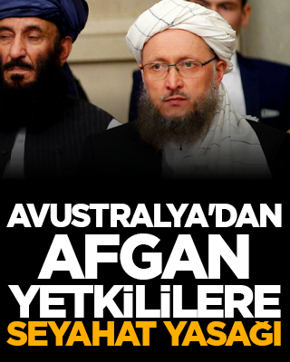Avustralya'dan, Afgan yetkililere seyahat yasağı