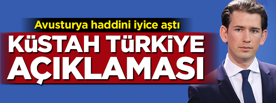 Avusturya'dan skandal Türkiye açıklaması!