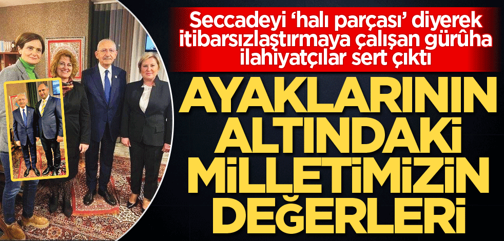 Ayaklarının altındaki milletimizin değerleri