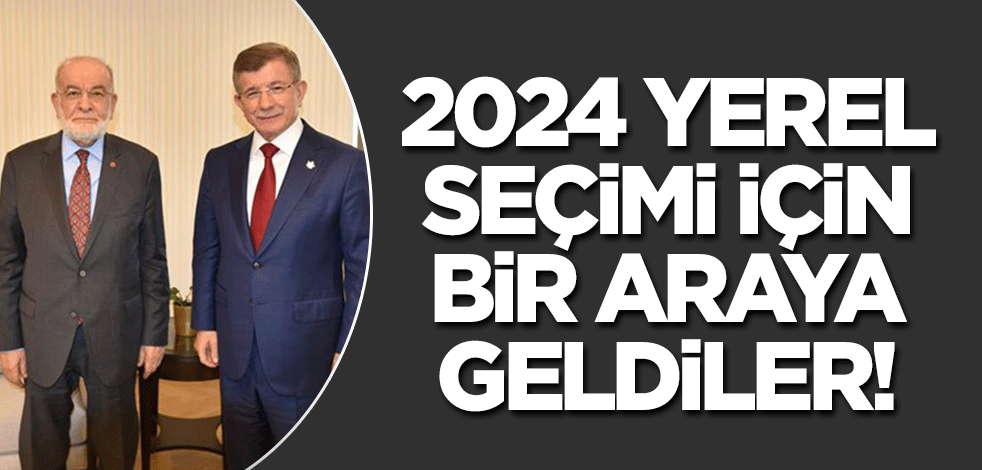 Ayasofya Camii için birbirlerine girmişlerdi! Davutoğlu'ndan Karamollaoğlu'na seçim ziyareti
