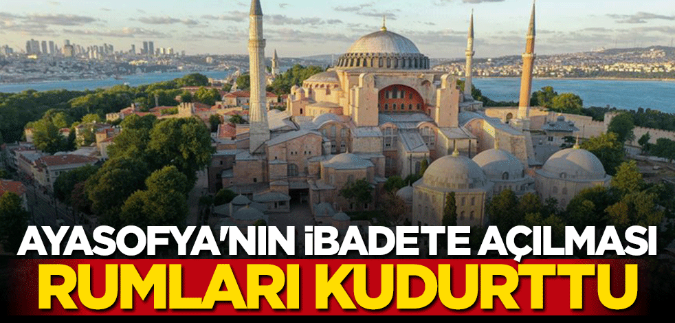 Ayasofya'nın ibadete açılması Rumları fena kudurttu