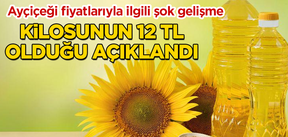 Ayçiçeği fiyatlarıyla ilgili şok gelişme! Kilosunun 12 TL olduğu açıklandı