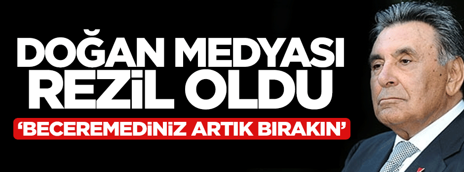 Aydın Doğan medyası rezil oldu