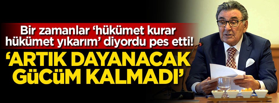 Aydın Doğan pes etti: Artık dayanacak gücüm kalmadı
