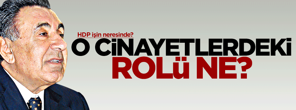 Aydın Doğan ve HDP'nin o cinayetlerdeki rolü ne?