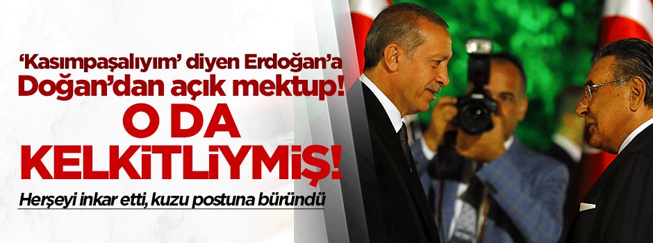 Aydın Doğan'dan Erdoğan'a açık mektup! Hepsini inkar etti