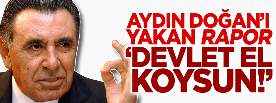 Aydın Doğan'ı yakan rapor: Devlet el koysun