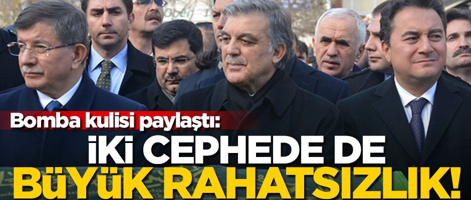 Aydınlık yazarından bomba kulis: Davutoğlu’nun sözleri Babacan ve Gül’ü rahatsız etti! Erdoğan’ın sözleri de Davutoğlu’nu ürküttü