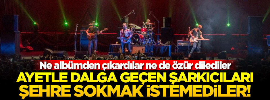 Ayetle dalga geçen Duman grubuna anlamlı tepki!