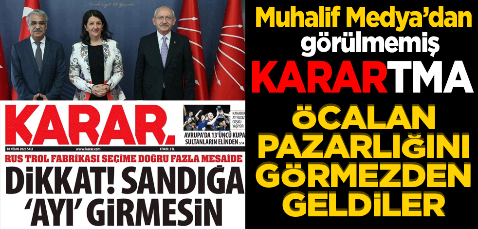 Ayı'nın Öcalan iddiasına görülmemiş KARARtma: Pazarlığı söylemeye korktular