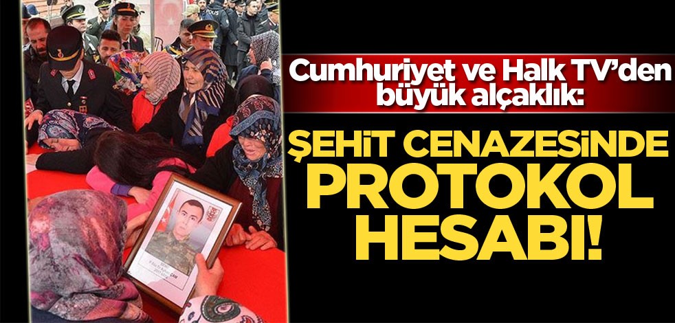 Ayıptır ayıp! Şehit cenazesinde protokol hesabı