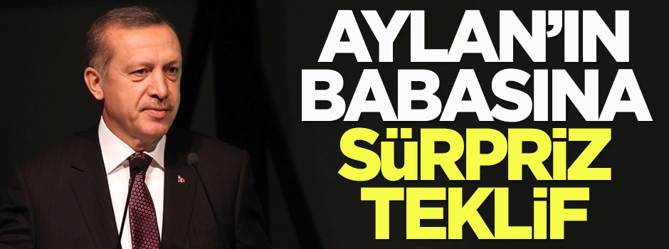 Aylan Kurdi'nin babasına sürpriz teklif