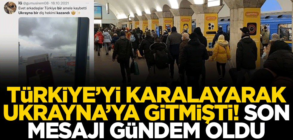 Aylar önce vatanı Türkiye'yi karalayarak Ukrayna'ya gitmişti! İrem Gümüş'ün son mesajı sosyal medyada gündem oldu