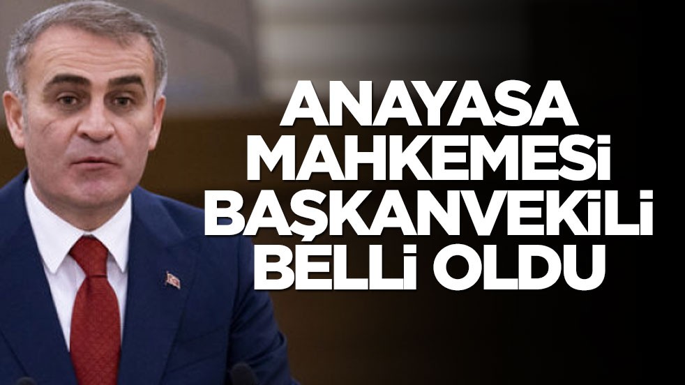 AYM Başkanvekili belli oldu