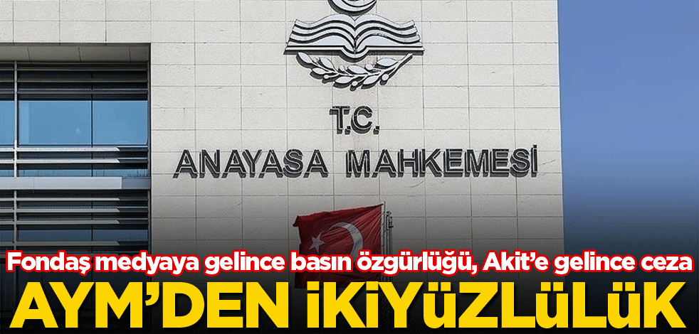 AYM’den ikiyüzlülük