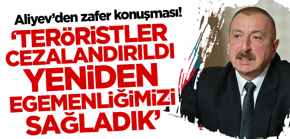 Azerbaycan Cumhurbaşkanı'ndan operasyon açıklaması!
