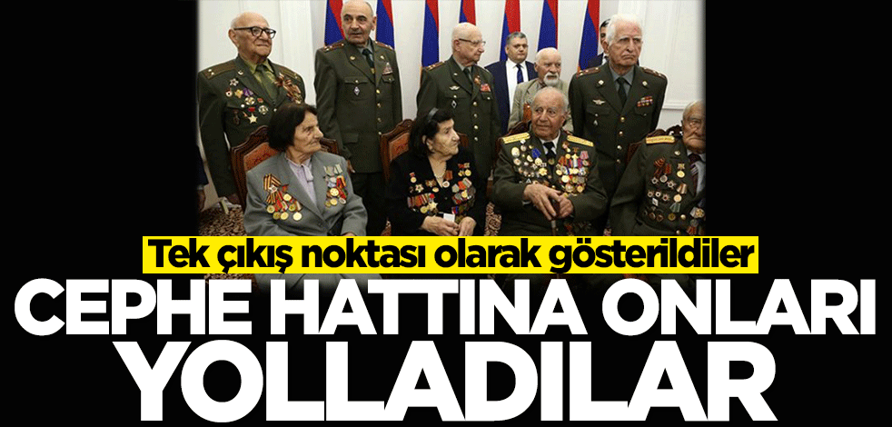 Azerbaycan-Ermenistan cephesine 2. Dünya Savaşı gazileri gönderildi