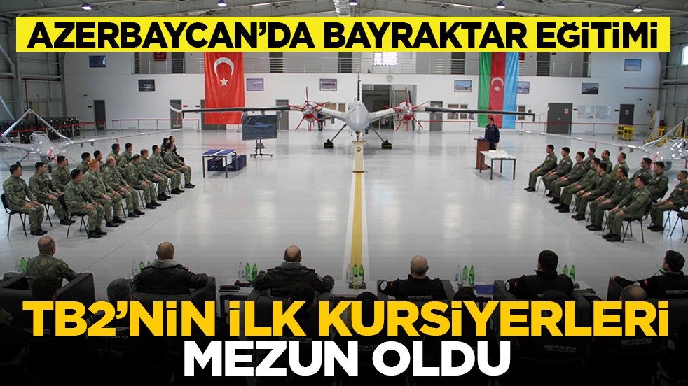 Azerbaycan’da Bayraktar eğitimi: TB2’nin ilk kursiyerleri mezun oldu