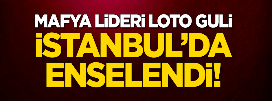 Azerbaycanlı mafya lideri İstanbul'da yakalandı!