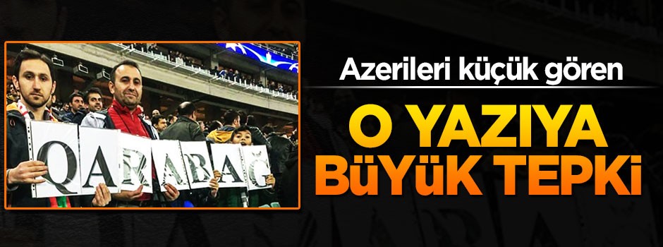Azerileri küçük gören yazıya büyük tepki