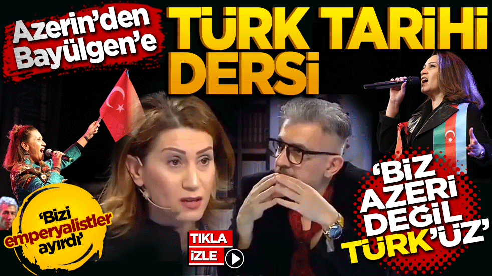 Azerin'den Okan Bayülgen’e Tarih Dersi: "Biz Azeri Değil, Türk’üz!"