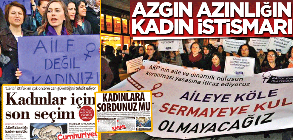 Azgın azınlığın kadın istismarı