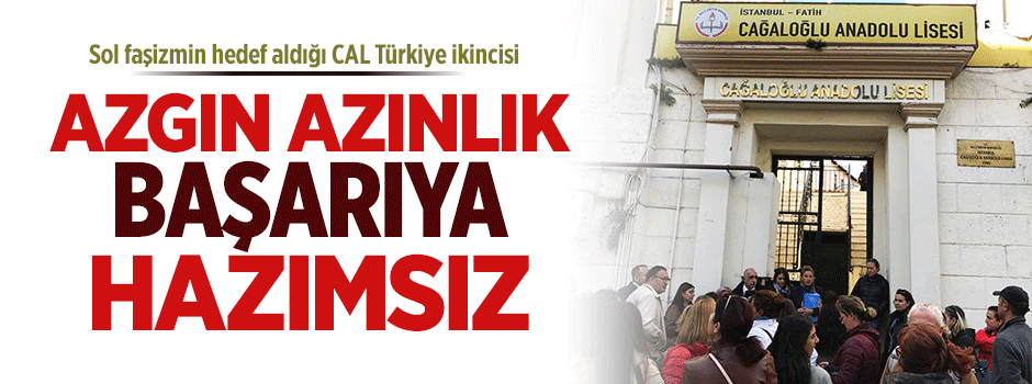 Azgın azınlık başarıya hazımsız