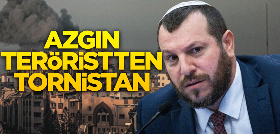 Azgın teröristten tornistan