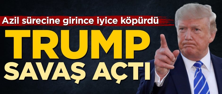 Azil sürecine giren Donald Trump köpürdü! Demokratlara savaş açtı
