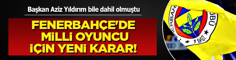 Aziz Yıldırım 'Niye faydalanmıyoruz' diye sormuştu ve yeni bir hamle geliyor gibi...