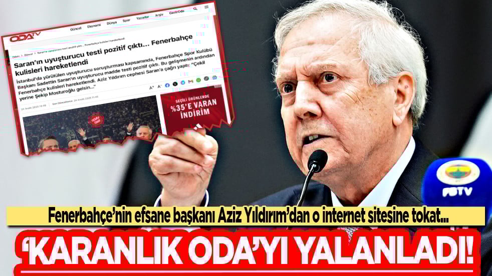 Aziz Yıldırım'dan 'Karanlık Oda'ya balyoz indirildi! Bir yalanları daha ellerinde patladı... 