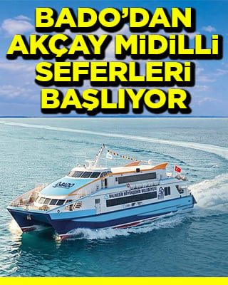BADO'nun Akçay-Midilli seferleri 17 Temmuz'da başlıyor