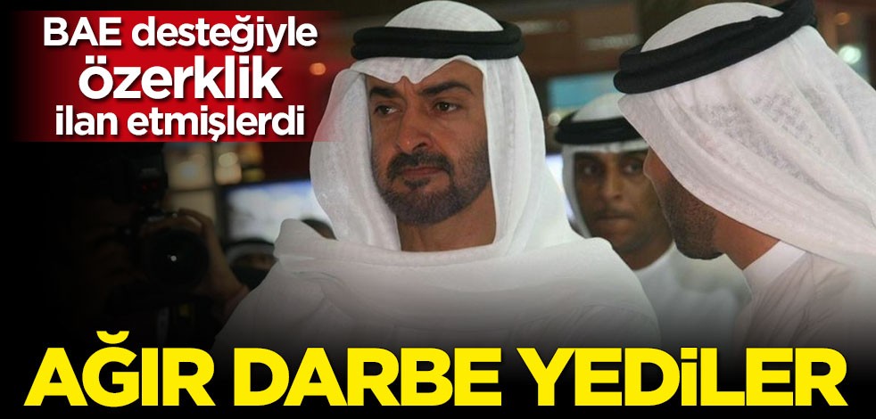 BAE desteğiyle özerklik ilan eden GGK'ya ağır darbe