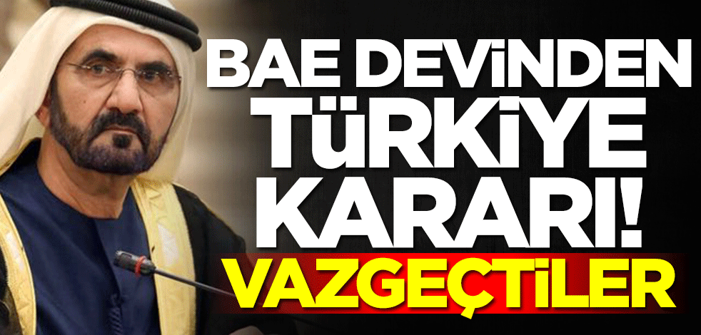BAE devinden Türkiye kararı! Vazgeçtiler